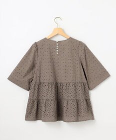 組曲 【新色追加】エンブロイダリーレースフリル ブラウス