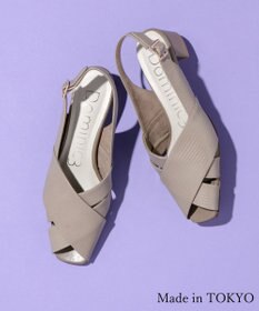 Dominic3 クロスベルト バックストラップ レザーサンダル