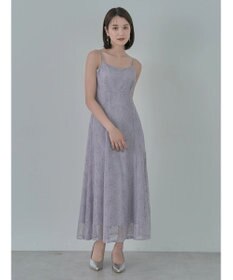 earth music&ecology ＳＥＴ２点　シースルーブラウス付きキャミワンピース