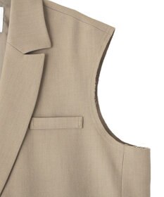 CRAFT STANDARD BOUTIQUE ＜セレモニー＞カットアウトデザインテーラードジレ