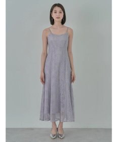 earth music&ecology ＳＥＴ２点　シースルーブラウス付きキャミワンピース