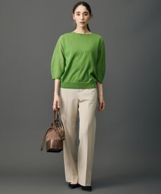 自由区 L 【19号サイズまで展開・カタログ掲載・定番人気・新色追加】TRギャバストレート パンツ