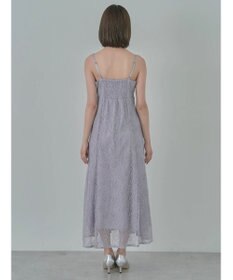 earth music&ecology ＳＥＴ２点　シースルーブラウス付きキャミワンピース