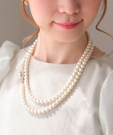 Phoebe ブルーミングロングパールネックレス