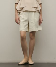 GRACE CONTINENTAL ツイードタックショートパンツ