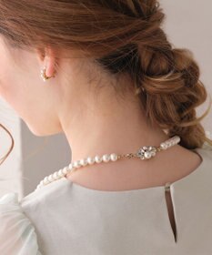 Phoebe ブルーミングロングパールネックレス