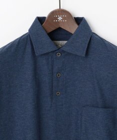 JOSEPH ABBOUD MOUNTAIN 【SPACE／UNISEX】オーガニックスラブプレーティング天竺 ポロシャツ