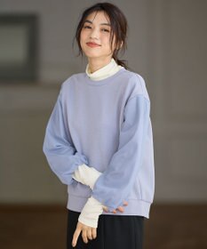 ANY L 【洗濯機可】チュールコンビダンボールプルオーバー