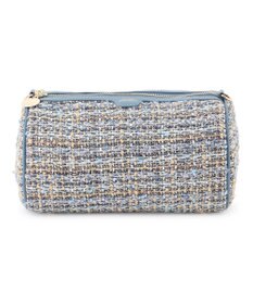 23区 GIOLICAツイード シリンダー ショルダーバッグ