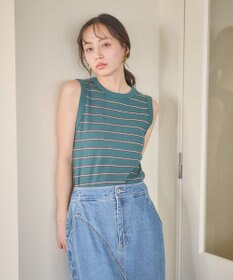 earth music&ecology リブタンクトップ