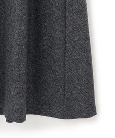 23区 S ラメミックスツイード Vネックワンピース