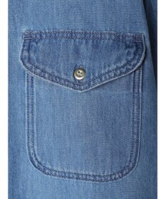 AMERICAN HOLIC デニムＷポケットＡラインワンピース