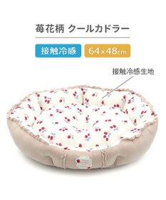 PET PARADISE ペットパラダイス クールカドラー 丸型 《苺花柄》 Ｍ