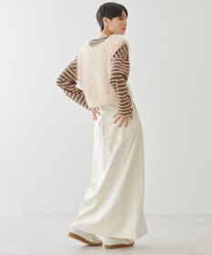 AMERICAN HOLIC 選べる丈２サイズ前後２ｗａｙシャギーベスト