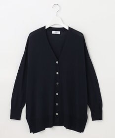 J.PRESS LADIES 【洗える】 シルキーレーヨンストレッチ Ｖネック カーディガン