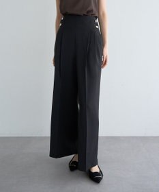 YECCA VECCA 金釦ワイドパンツ