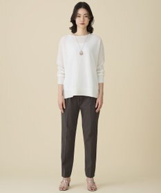 自由区 L ファインゲージスパングルプルオーバー ニット