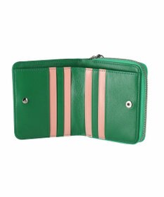 tsumori chisato CARRY tcパッチワーク ラウンドファスナー2つ折り財布