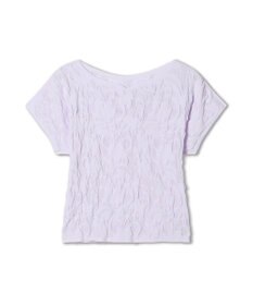 Chacott 【ノーソーイングニット】バレリーナネックコンパクトTシャツ