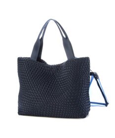 UNBILLION ポーチ付きネオプレーンメッシュビッグトートバッグ