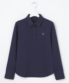 23区GOLF 【WOMEN】【吸水速乾・UVケア】エンブロイダリー長袖シャツ 1枚で決まる 動きやすさ◎