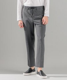 JOSEPH HOMME 新素材・新型【洗える/ストレッチ/ウエストゴム仕様】キャリーマンストレッチ ドロスト付ストレートパンツ / HOVE