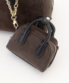 自由区 【SHIHOさん着用】スエードライクボストン バッグ