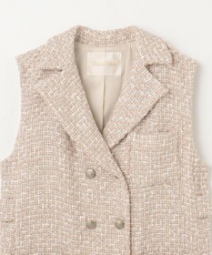 GRACE CONTINENTAL ツイードジレワンピース