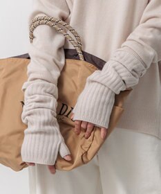 極美品✨IENA カシミヤブレンド ウールトリミングポンチョ　アームウォーマー付 極美品✨IENA カシミヤブレンド ウールトリミングポンチョアーム