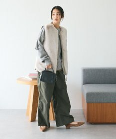 CRAFT STANDARD BOUTIQUE エコファー×ムートンチュニックベスト