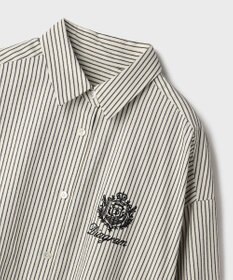 GRACE CONTINENTAL エンブレム刺繍シャツ