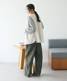 CRAFT STANDARD BOUTIQUE エコファー×ムートンチュニックベスト