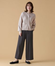 ANY 【洗濯機可能/セットアップ対応/ウエストゴム】イージィケア美脚ワイドパンツ