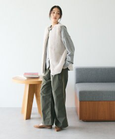 CRAFT STANDARD BOUTIQUE エコファー×ムートンチュニックベスト
