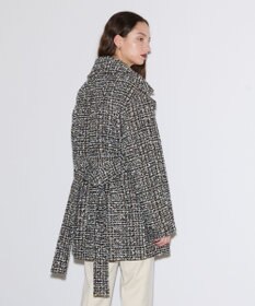 JOSEPH ウールツィード　ダブルブレステッドコート