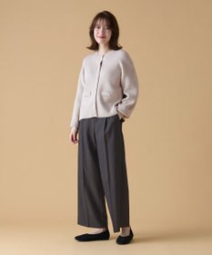 ANY 【洗濯機可能/セットアップ対応/ウエストゴム】イージィケア美脚ワイドパンツ