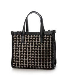 UNBILLION カシュカシュ cachecache / ハート柄レーススクエア2wayトート