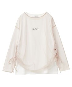 earth music&ecology ＳＥＴ２点ドロストシアープルオーバー＋ロゴＴｅｅ