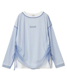 earth music&ecology ＳＥＴ２点ドロストシアープルオーバー＋ロゴＴｅｅ