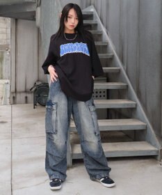 WEGO 【ユニセックス着用ITEM】アクセ付きグラフィックT（SS）