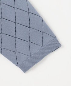 J.PRESS LADIES 【洗える・抗菌防臭】COTTON POLYESTER ポロ ニット