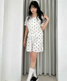 WEGO 総柄セットアップルームウェア