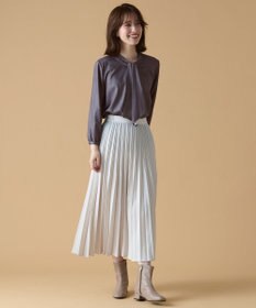 ANY 【10色展開/ウエストゴム】ウーリッシュフラノ プリーツスカート