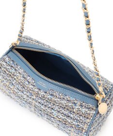 23区 GIOLICAツイード シリンダー ショルダーバッグ