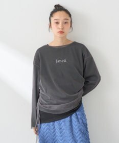 earth music&ecology ＳＥＴ２点ドロストシアープルオーバー＋ロゴＴｅｅ