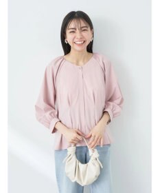 earth music&ecology ペプラムブラウス