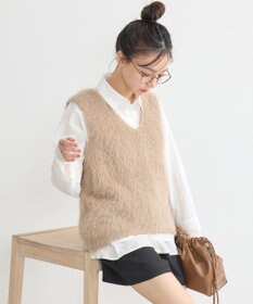 earth music&ecology シャギーベスト