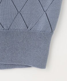 J.PRESS LADIES 【洗える・抗菌防臭】COTTON POLYESTER ポロ ニット