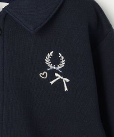 組曲 KIDS 【110-140㎝】ラウンドカラージップアップパーカー