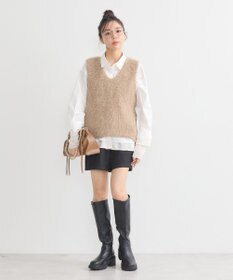 earth music&ecology シャギーベスト